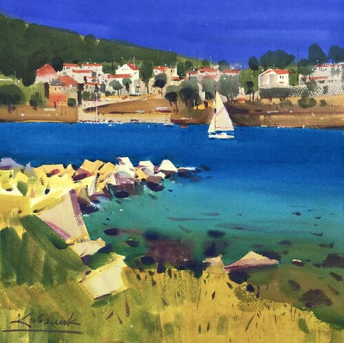 Magnificent Greece von Andrii Kovalyk, Malerei kaufen auf Singulart