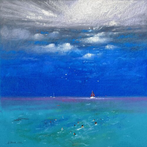 Before the thunderstorm in Odessa von Andrii Kovalyk, Malerei kaufen auf Singulart