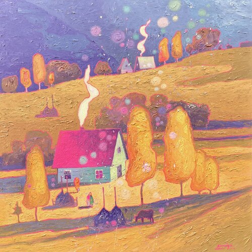 The Joy of Life par Andrii Kovalyk, Peinture en vente sur Singulart