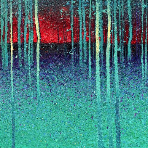 Forest of Unlived Feelings. Part 2 van Andrii Kovalyk, Schilderij te koop op Singulart