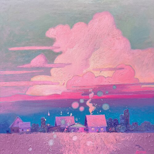 Quiet Evening par Andrii Kovalyk, Peinture en vente sur Singulart