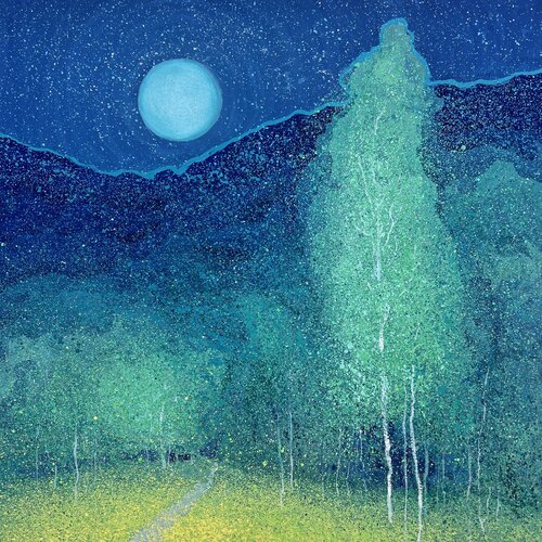 Moonlight Silence van Andrii Kovalyk, Schilderij te koop op Singulart
