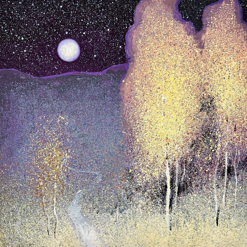 Autumn under the Starry Sky von Andrii Kovalyk, Malerei kaufen auf Singulart