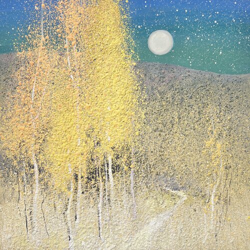 Whisper of the Moonlit Forest van Andrii Kovalyk, Schilderij te koop op Singulart