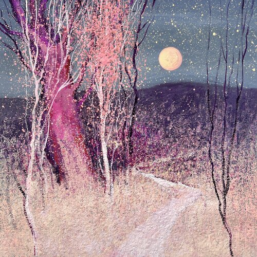 Moonlight Melody of Nature van Andrii Kovalyk, Schilderij te koop op Singulart