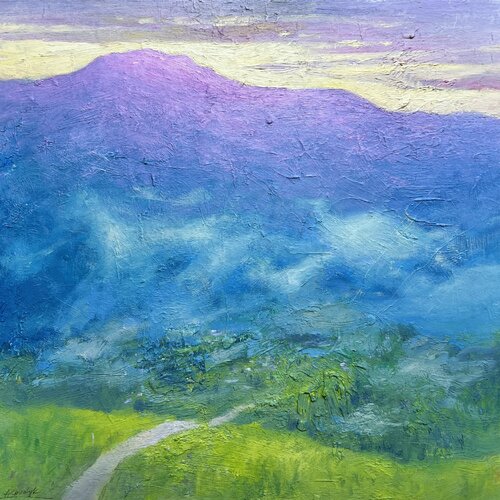 Path to the Sky di Andrii Kovalyk, Pittura in vendita su Singulart