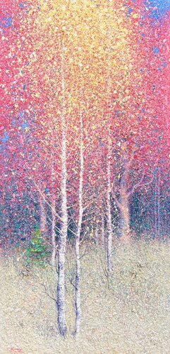 Autumn Poetry di Andrii Kovalyk, Pittura in vendita su Singulart