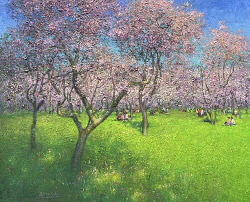 Joy of Spring di Andrii Kovalyk, Pittura in vendita su Singulart