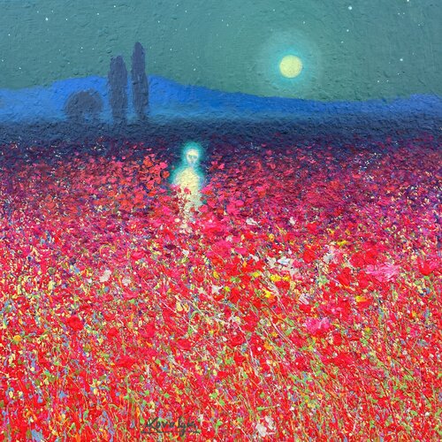 Moonlit Night #3 von Andrii Kovalyk, Malerei kaufen auf Singulart