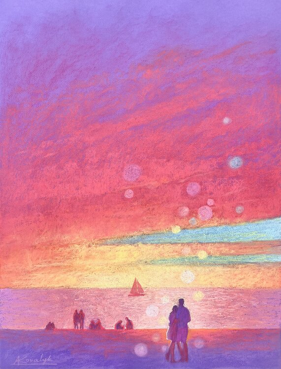 Unforgettable Sunset on the Sea Andrii Kovalyk