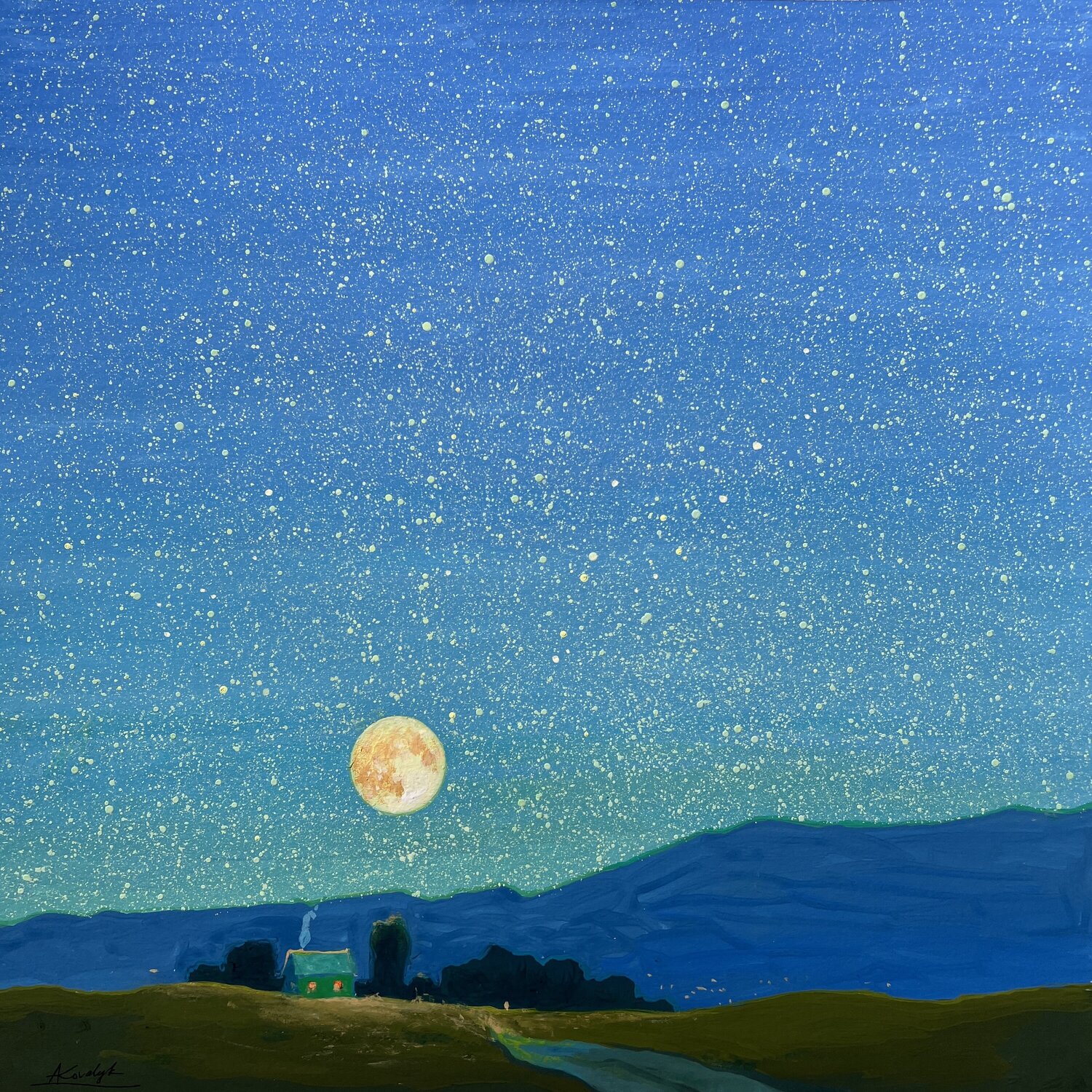 Moonlit Night in the Carpathians Andrii Kovalyk