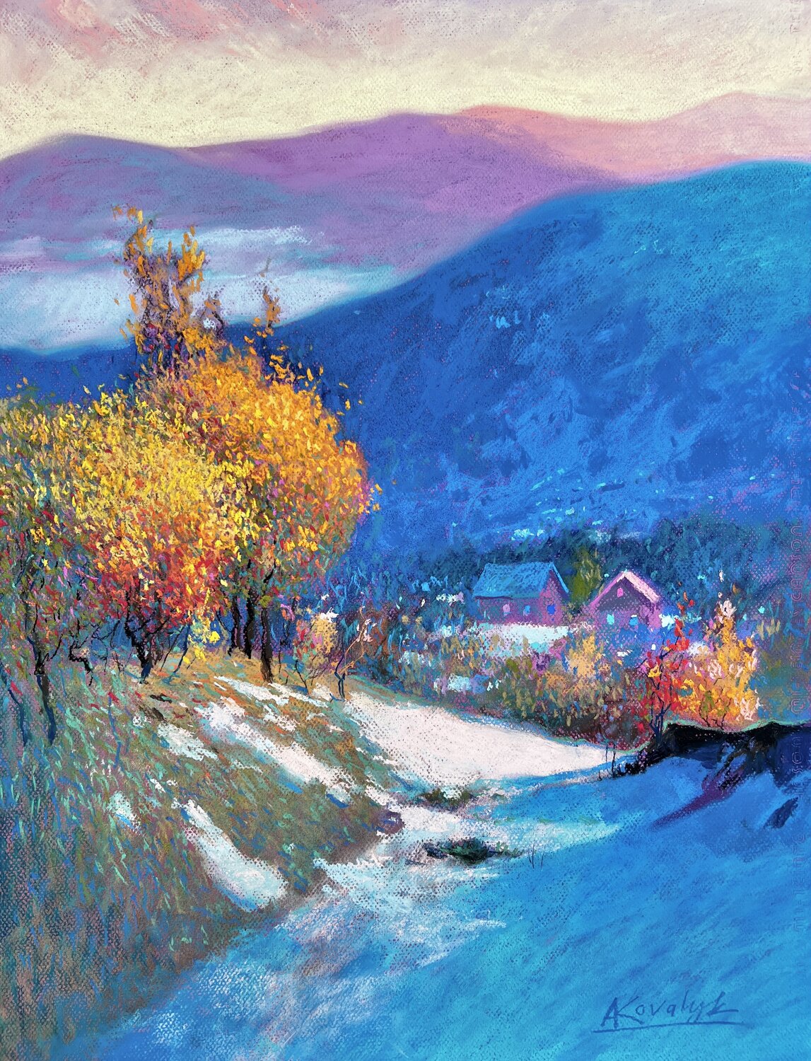 First Snow in the Carpathians Andrii Kovalyk