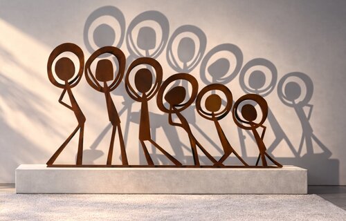 Musica nel bosco 1/9 di Alessandra Zini, Scultura in vendita su Singulart