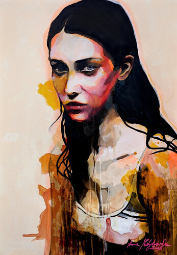 She Rises from the Abyss von Anna Matykiewicz, Malerei kaufen auf Singulart