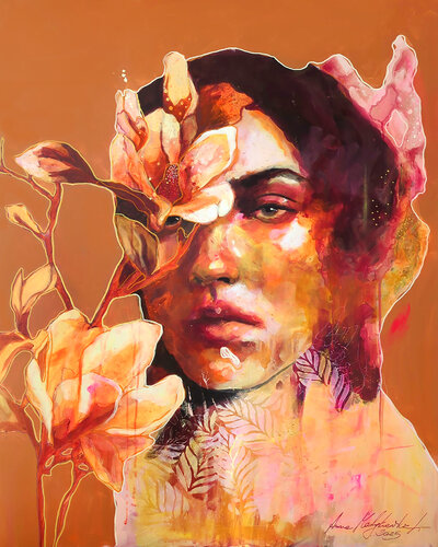 She Rises from the Abyss von Anna Matykiewicz, Malerei kaufen auf Singulart