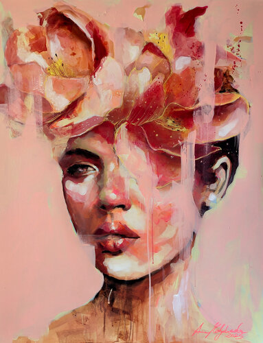 She Rises from the Abyss von Anna Matykiewicz, Malerei kaufen auf Singulart
