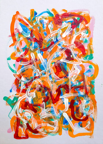 Cheerful oblivion van Sara Voss, Schilderij te koop op Singulart