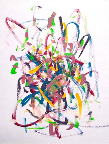 Stillness that carries you home van Sara Voss, Schilderij te koop op Singulart