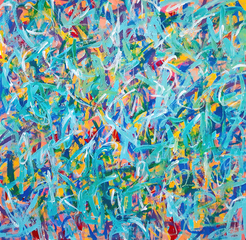 Confusion frills van Sara Voss, Schilderij te koop op Singulart