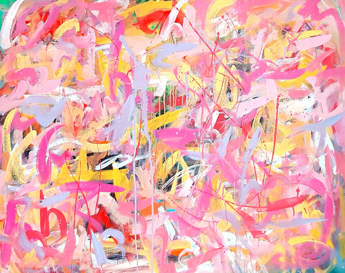Where the wild flowers bloom van Sara Voss, Schilderij te koop op Singulart