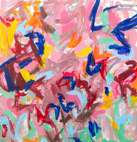 Rhetorical questions #2 di Sara Voss, Pittura in vendita su Singulart