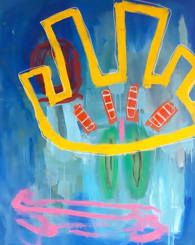 Chasing the sun di Sara Voss, Pittura in vendita su Singulart