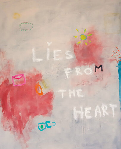 Lies from the heart van Sara Voss, Schilderij te koop op Singulart