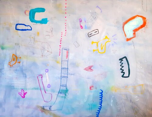 The boyband van Sara Voss, Schilderij te koop op Singulart