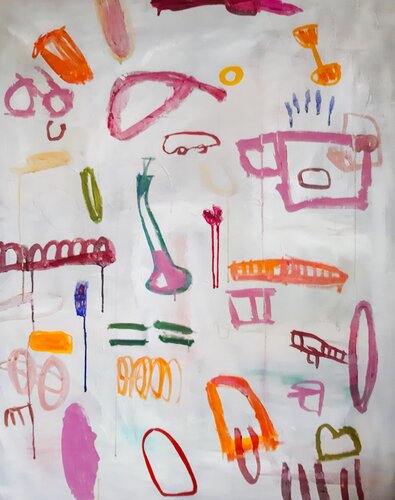 Breakfast at 9 von Sara Voss, Malerei kaufen auf Singulart