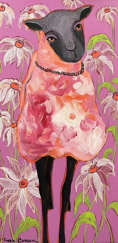 Lakshman Girl van Daria Borisova, Schilderij te koop op Singulart