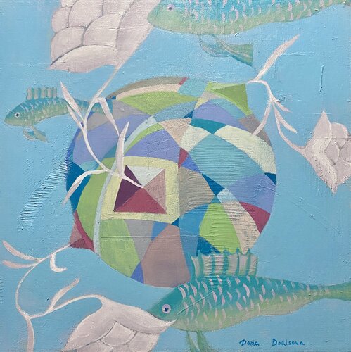 Cosmic Planet von Daria Borisova, Malerei kaufen auf Singulart