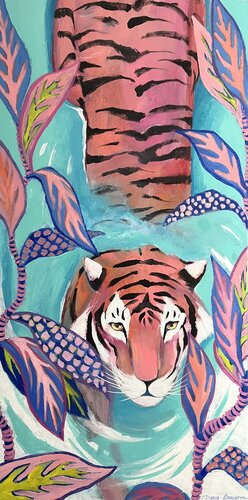 Teal Water von Daria Borisova, Malerei kaufen auf Singulart