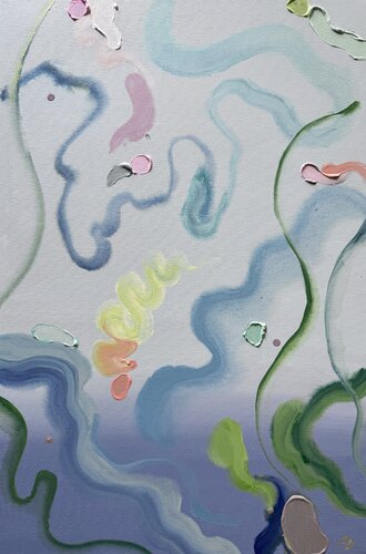 Ocean Blue by Daria Borisova, Painting for Sale on Singulart