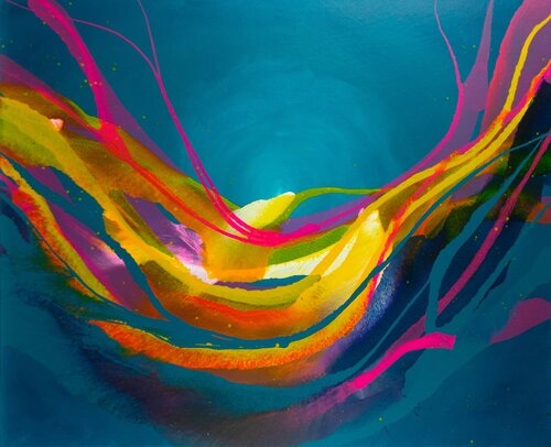 Second wave van Weronika Dyląg, Schilderij te koop op Singulart