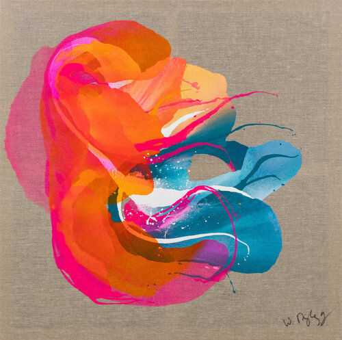The lily by Weronika Dyląg, Painting for Sale on Singulart