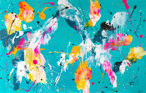 Happy place van Weronika Dyląg, Schilderij te koop op Singulart