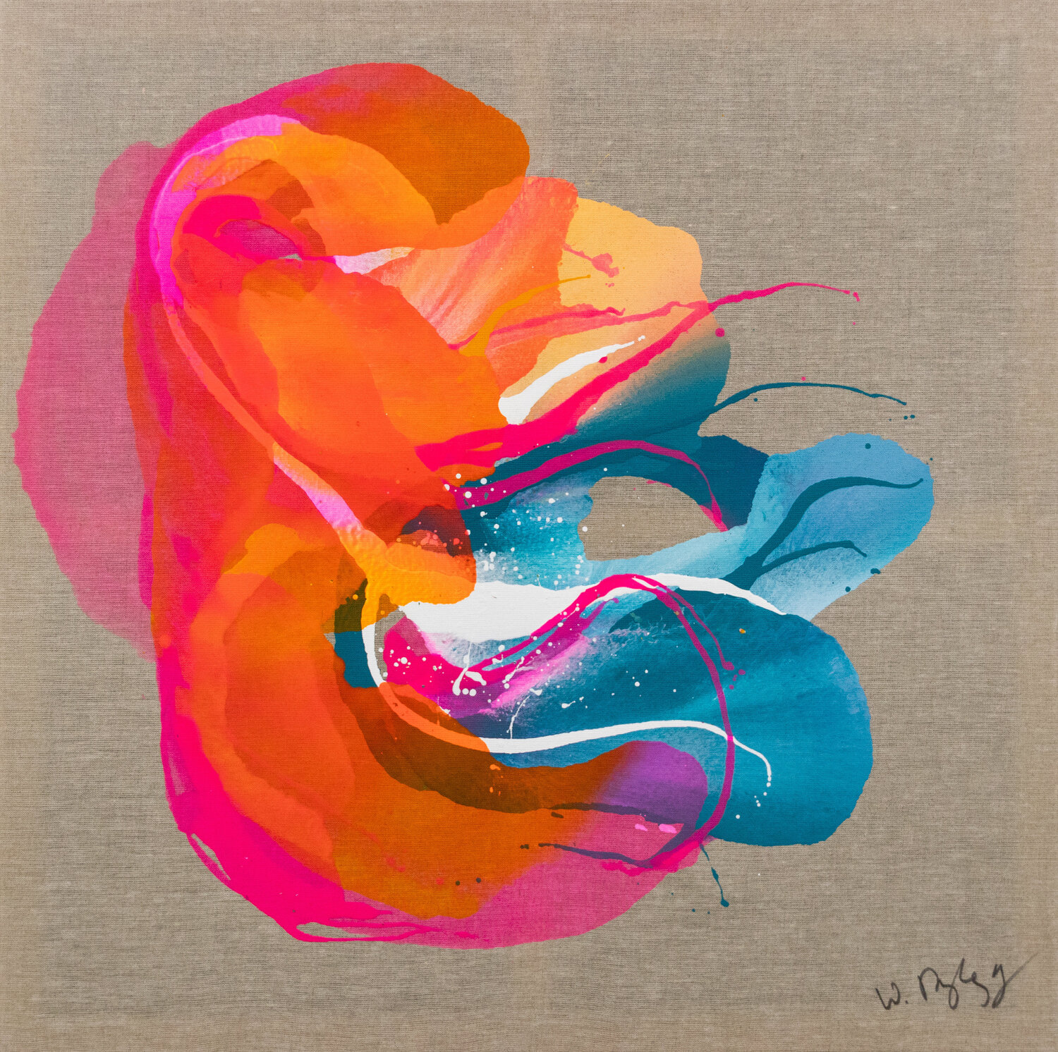 The lily Weronika Dyląg Pintura original en venta