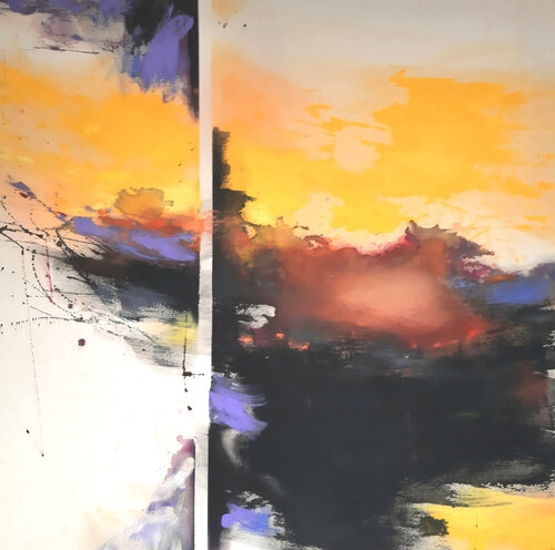 Retour de Lanzarote van Michèle BARANGE, Schilderij te koop op Singulart