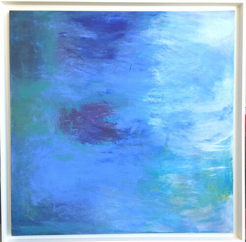 Eloge du bleu van Michèle BARANGE, Schilderij te koop op Singulart