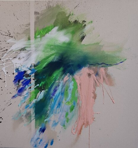 Éclosion 1 van Michèle BARANGE, Schilderij te koop op Singulart