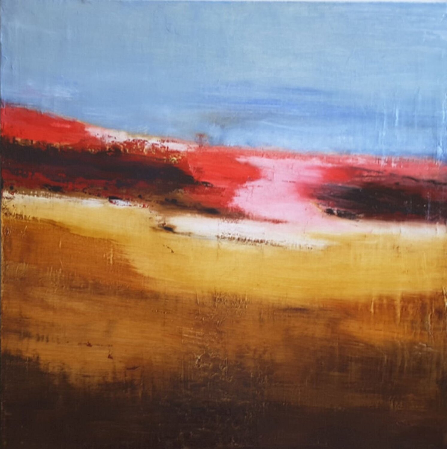 paysage le soir Michèle BARANGE