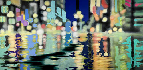 Parliament of Lights by Angela Wichmann, Painting for Sale on Singulart