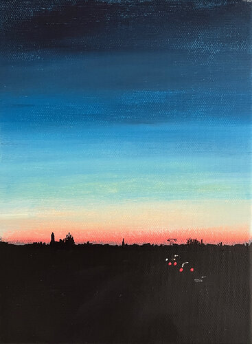 Far Far Away by Angela Wichmann, Painting for Sale on Singulart