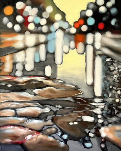 Interaction of Tomorrow di Angela Wichmann, Pittura in vendita su Singulart