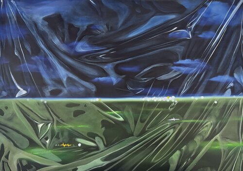 Nightblues by Angela Wichmann, Painting for Sale on Singulart