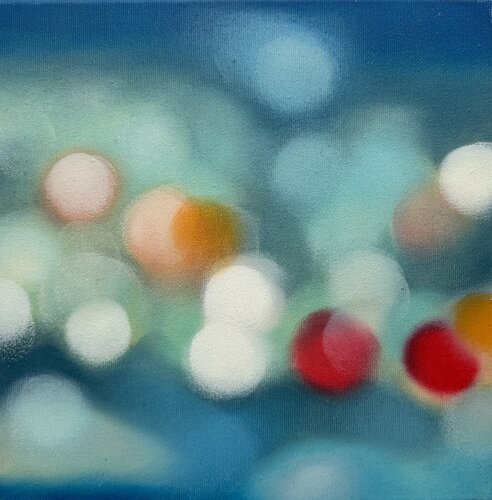 Momento blue by Angela Wichmann, Painting for Sale on Singulart