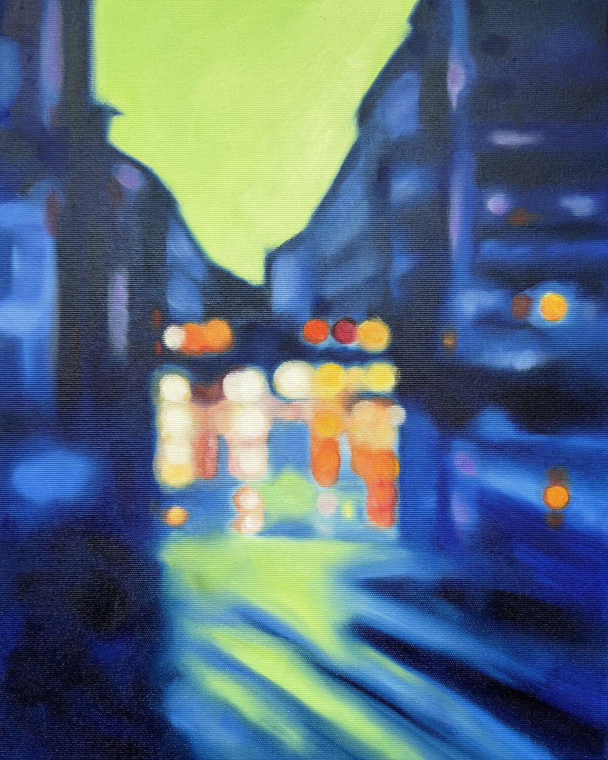 In the blue Angela Wichmann