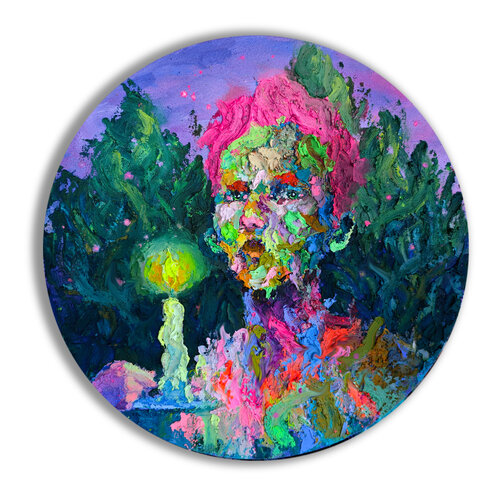 Candle young boy van Marc Gonz, Schilderij te koop op Singulart