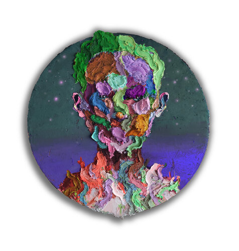 Foam boy van Marc Gonz, Schilderij te koop op Singulart