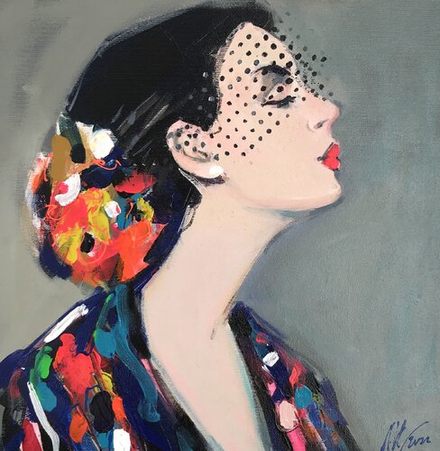 Woman (2) de Liliya Nikolova, Pintura a la venta en Singulart